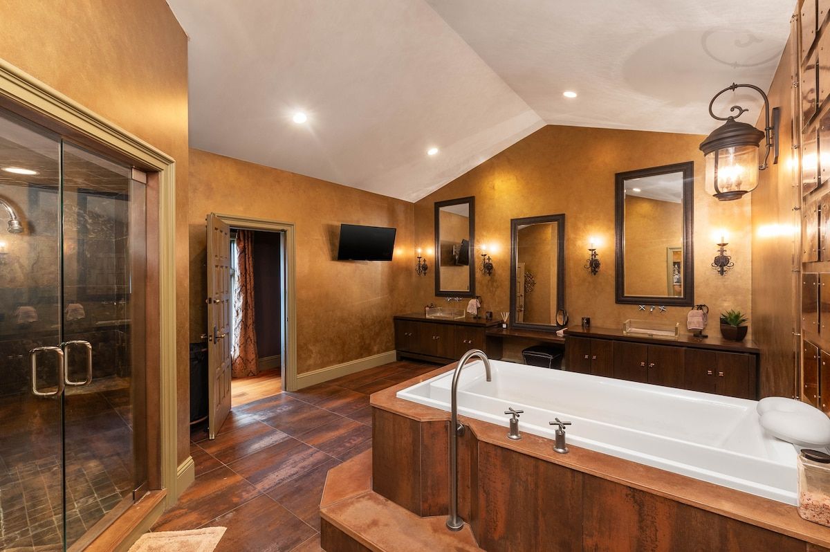 Bathroom at Chateau Worthington