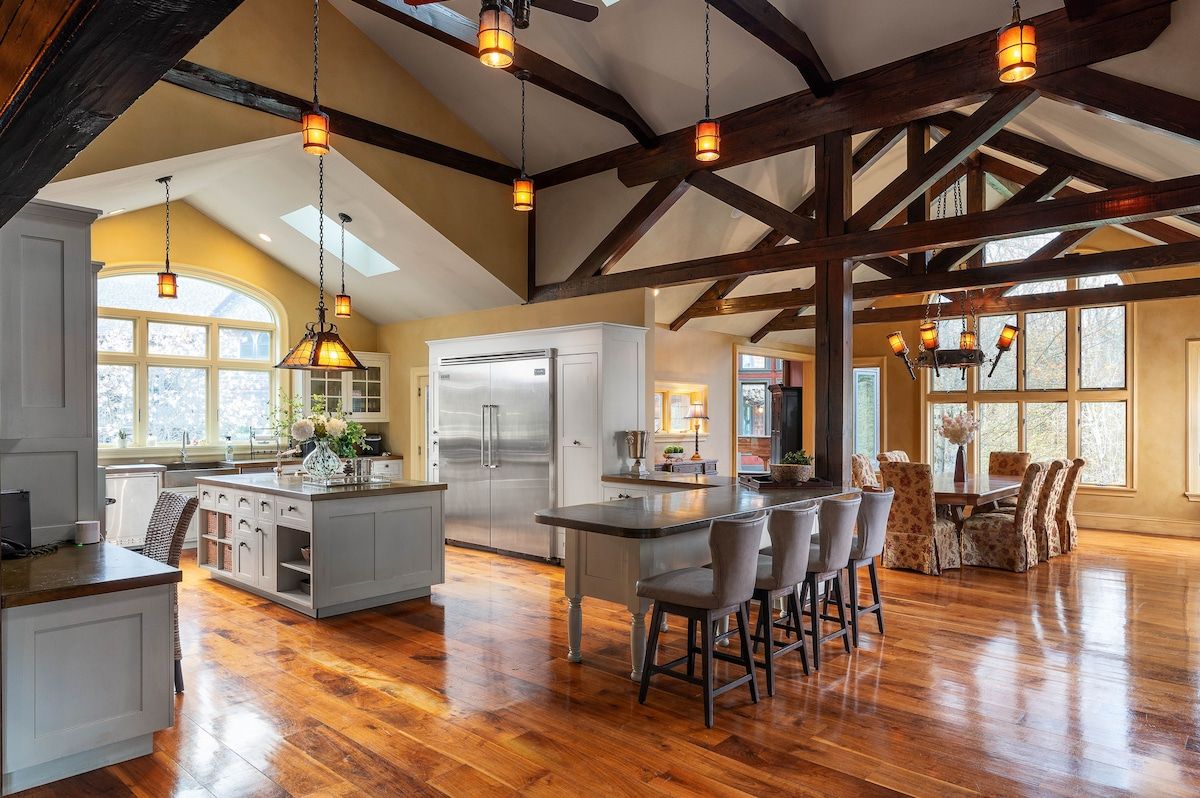 Kitchen at Chateau Worthington